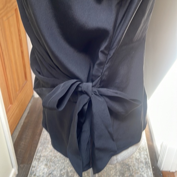 Lafayette 148 New York black sleeveless blouse size 4 - Picture 4 of 6